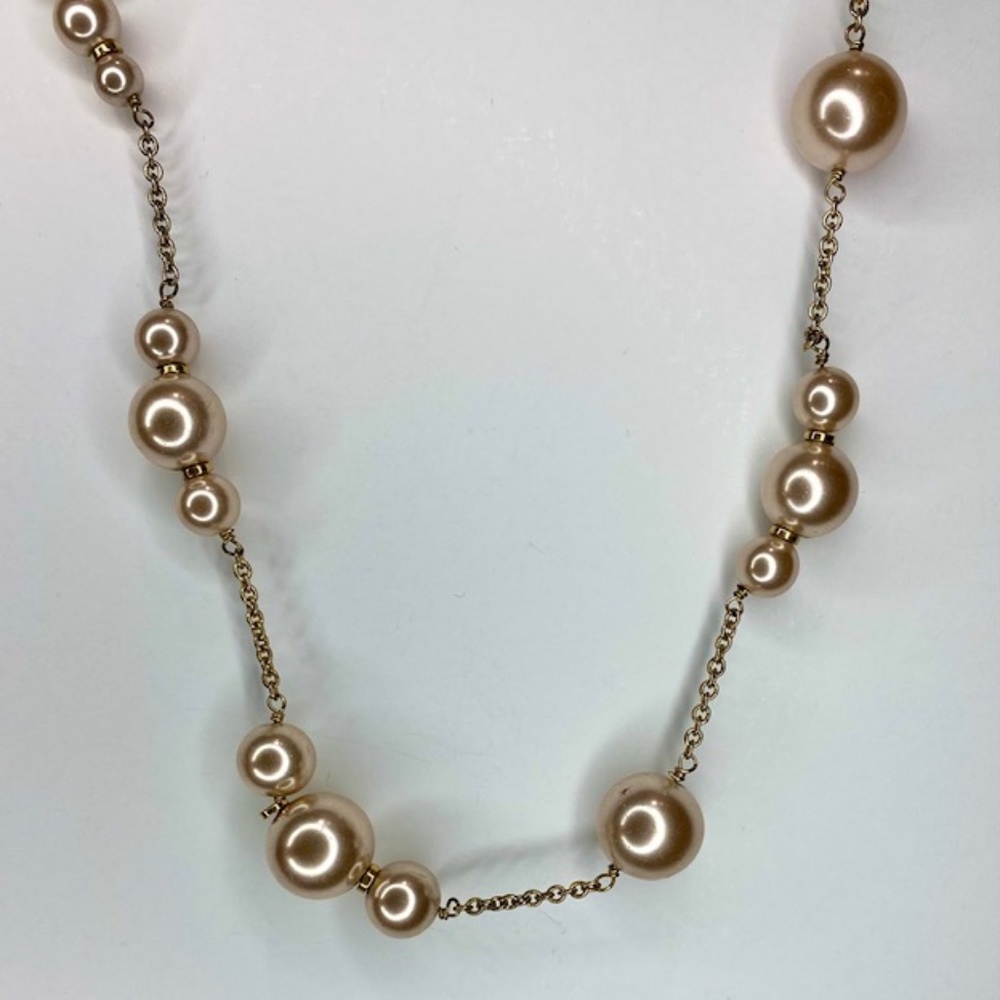 J CREW Variegated Pearl Necklace